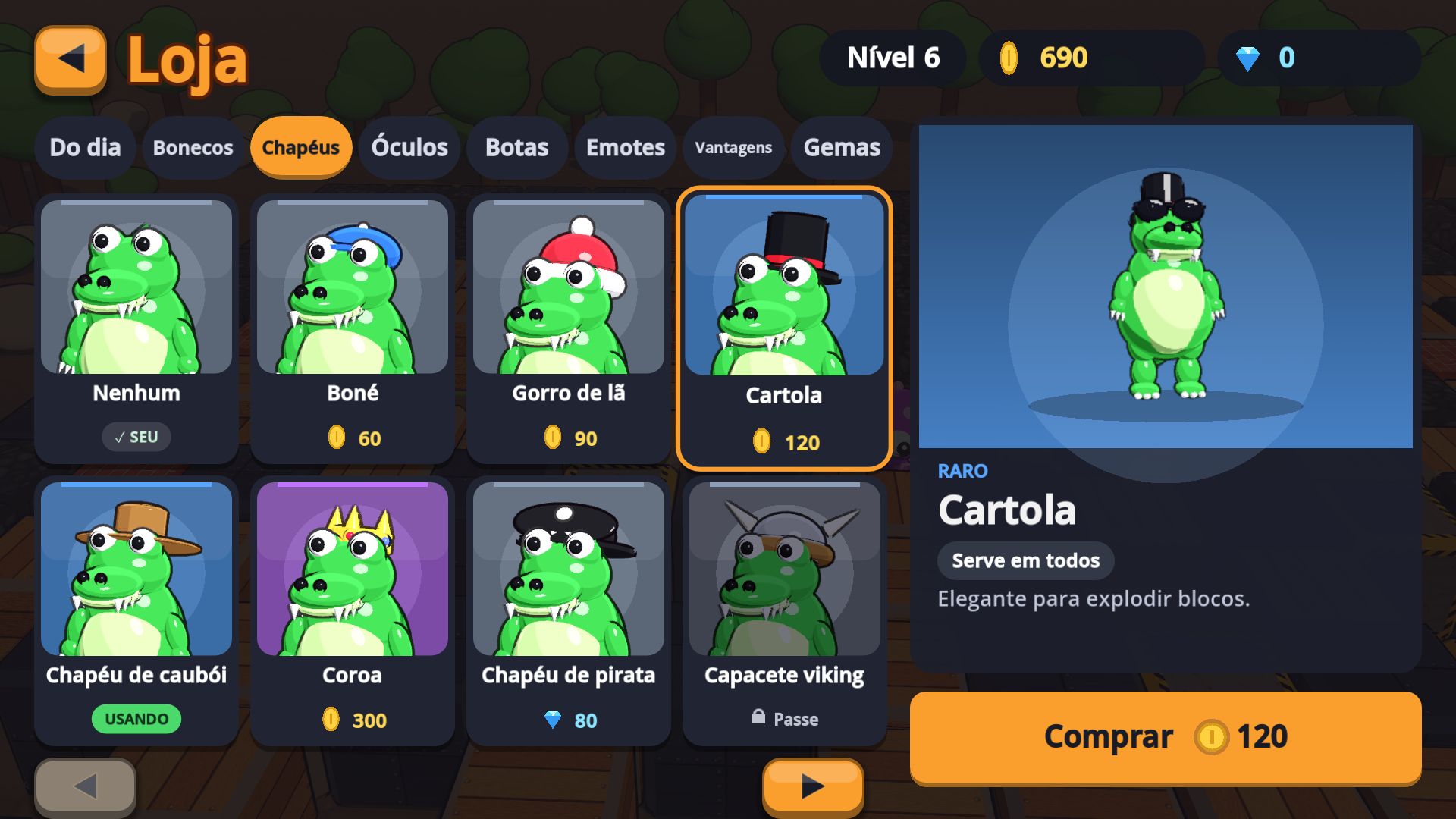 Loja com provador
